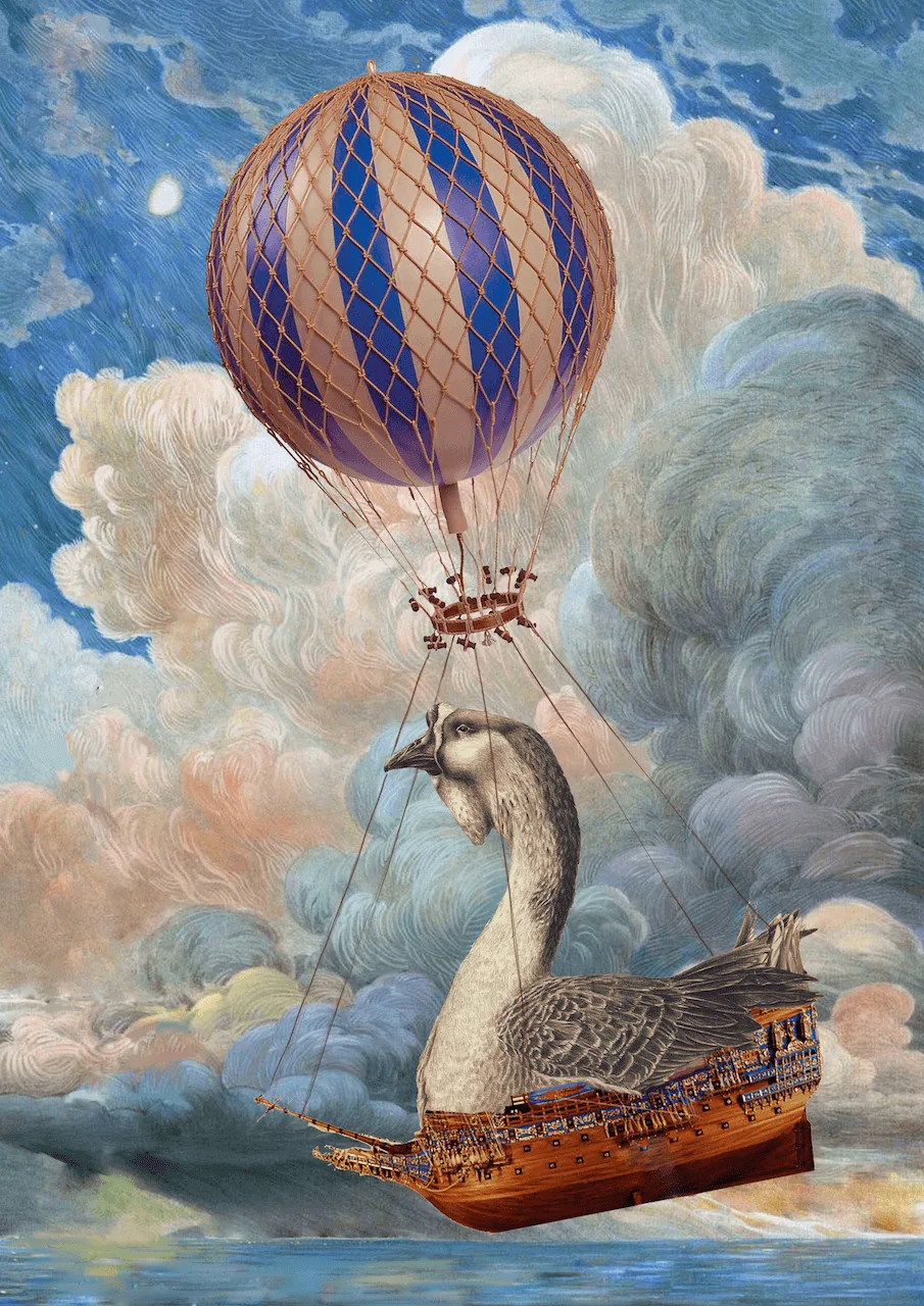 Dream Joy, digital collage by DiArsanima