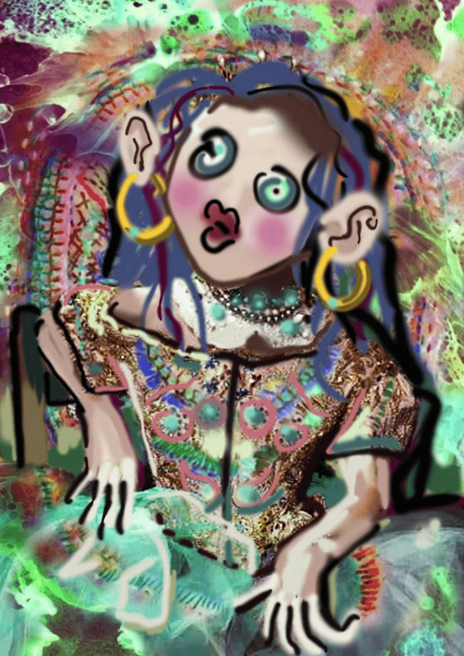 Maggie, digital painting by DiArsanima