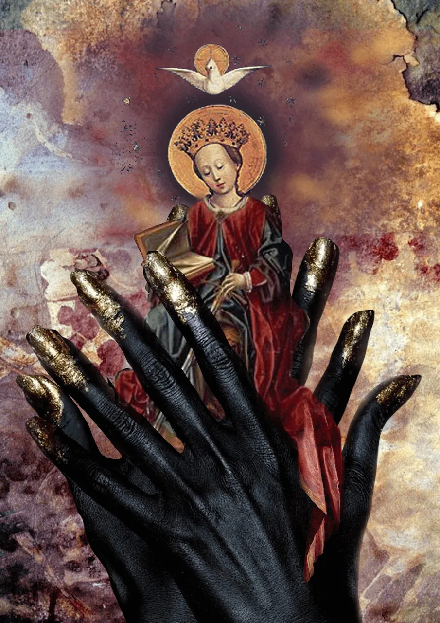 The Mother, digital collage by DiArsanima