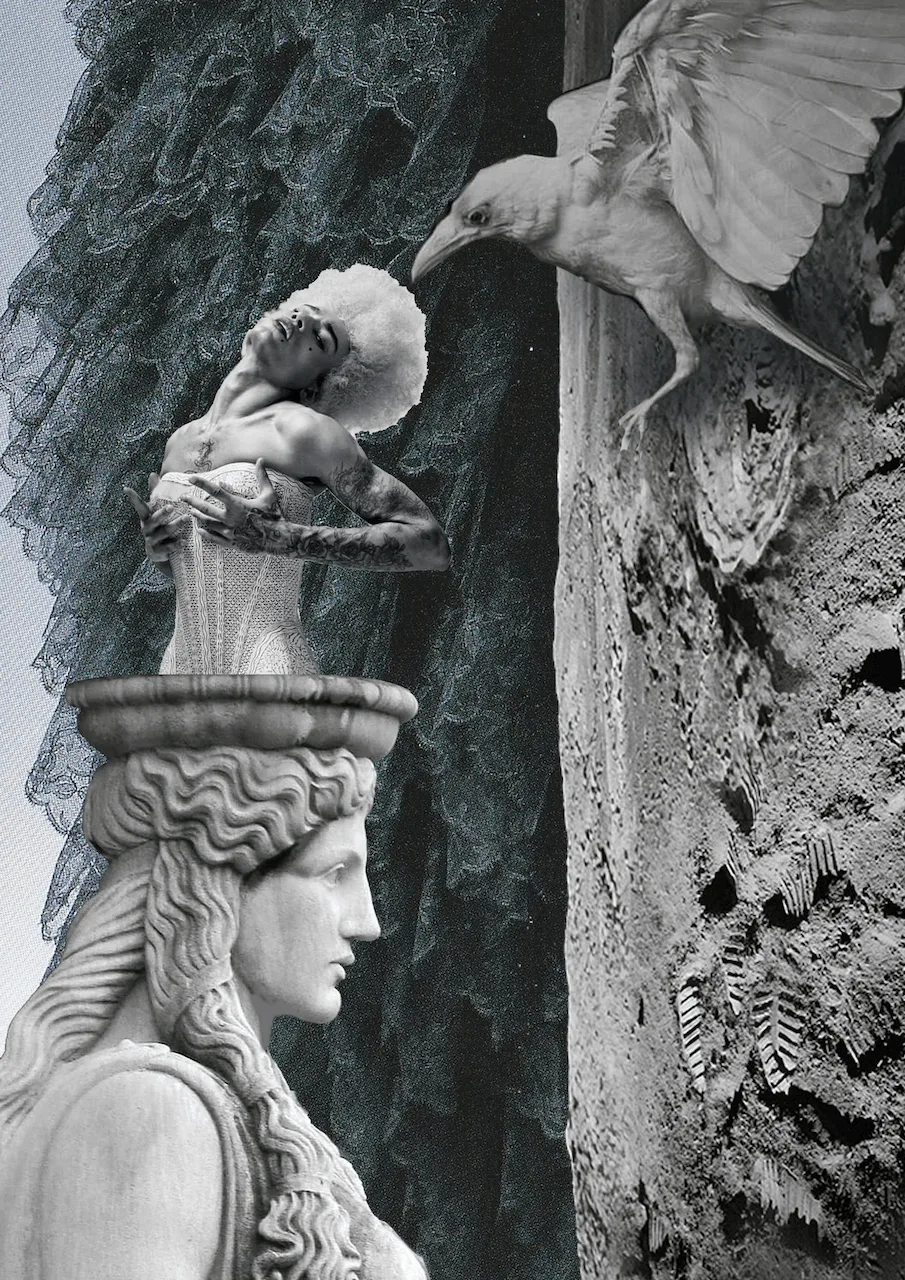 The Shadows, digital collage by DiArsanima