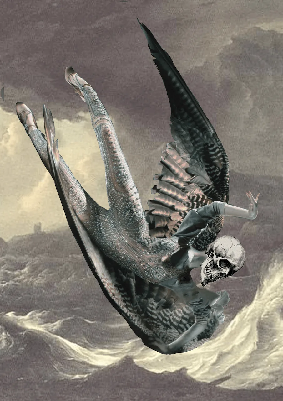 The Tower, digital collage by DiArsanima