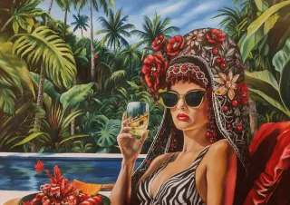 Fulfilled, painting by DiArsanima