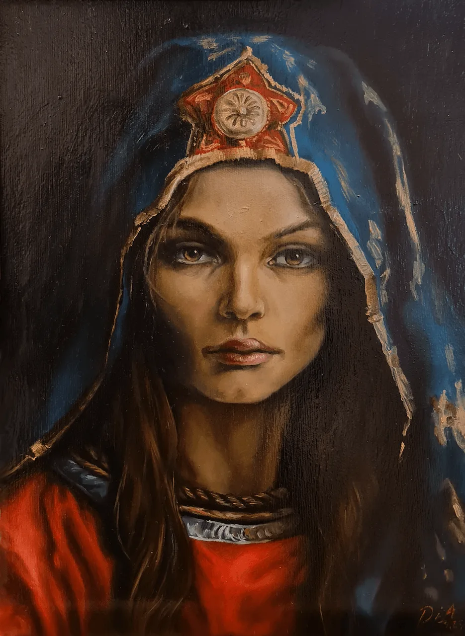 Mary Magdalene, painting by DiArsanima