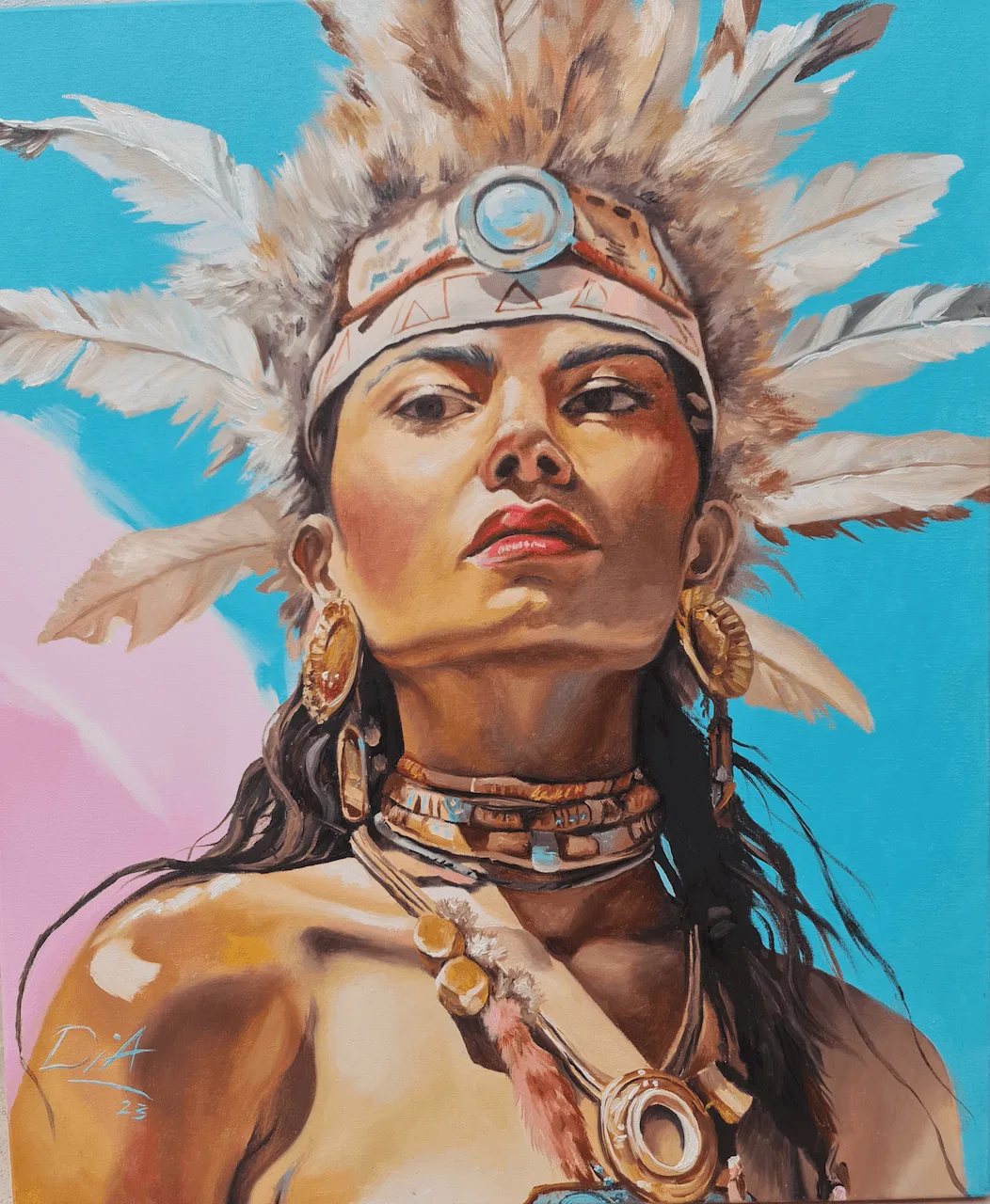 Maya, painting by DiArsanima