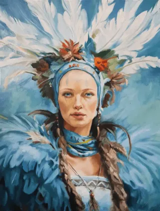 The Shaman, painting by DiArsanima